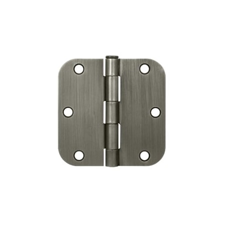 Deltana S35R515A 5/8 Radius Hinge Antique Nickel, 10PK S35R515A-XCP10